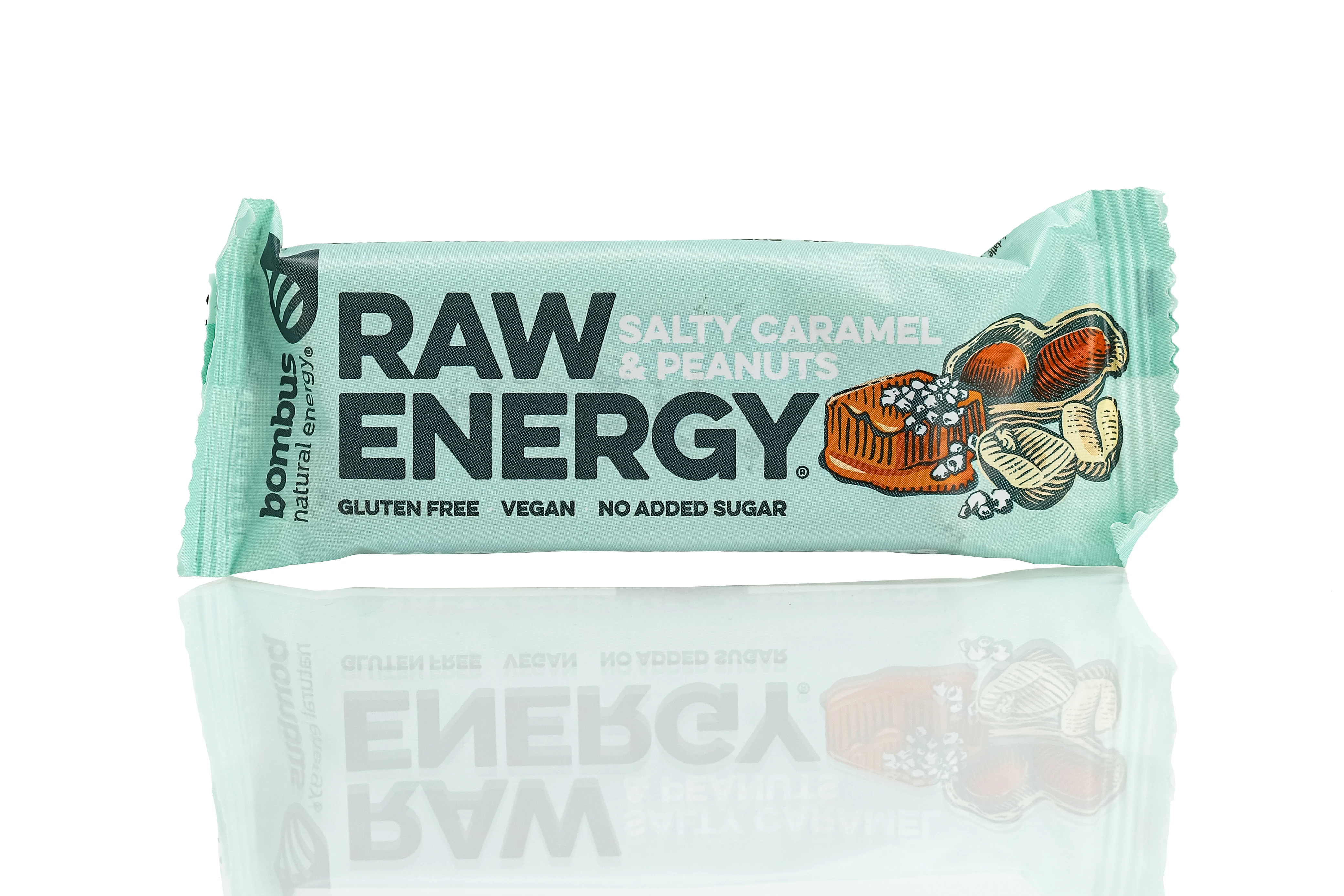 Raw Energy slana karamela i kikiriki 50 g Bombus